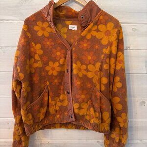 Fleece Snap Up Jacket